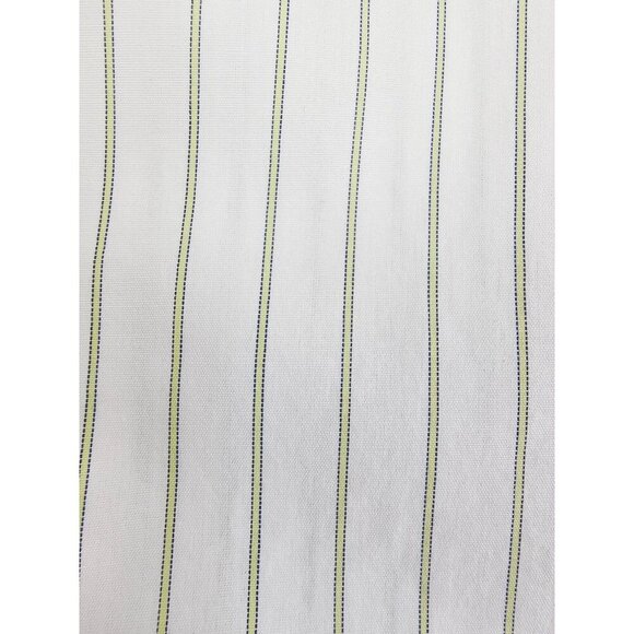 J. Crew Tailored Fit Size Large Mens White Sage Green Button Down Cottton Shirt - Picture 6 of 10